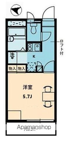 ラウンジ石神井台(1K/3階)の間取り写真