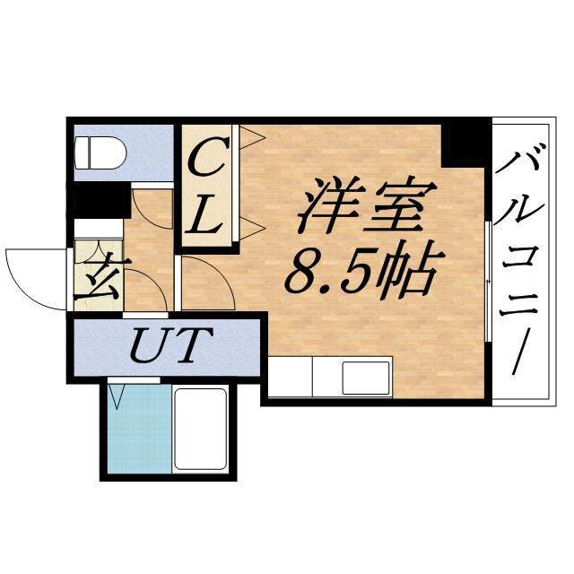 グランドサクセス(ワンルーム/7階)の間取り写真