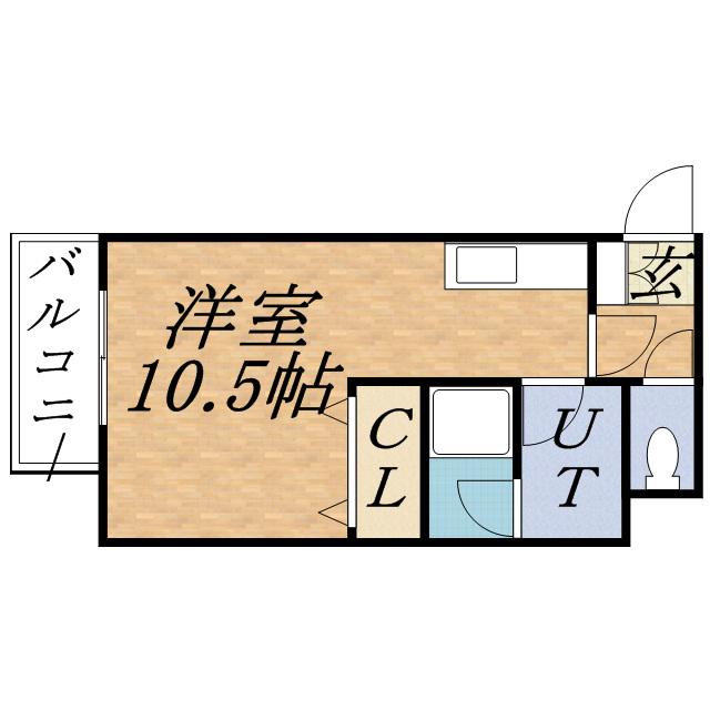 グランドサクセス(ワンルーム/3階)の間取り写真
