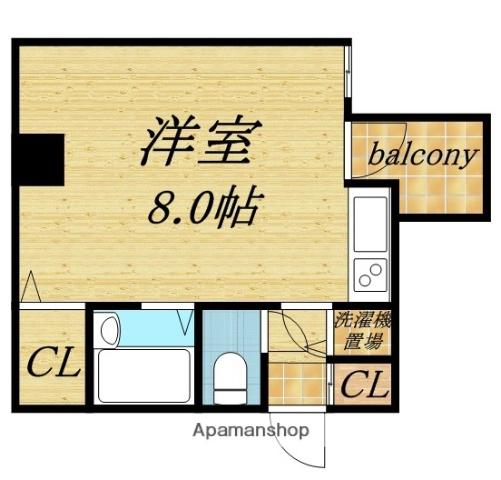 ライオンズシティ大通公園(ワンルーム/10階)の間取り写真