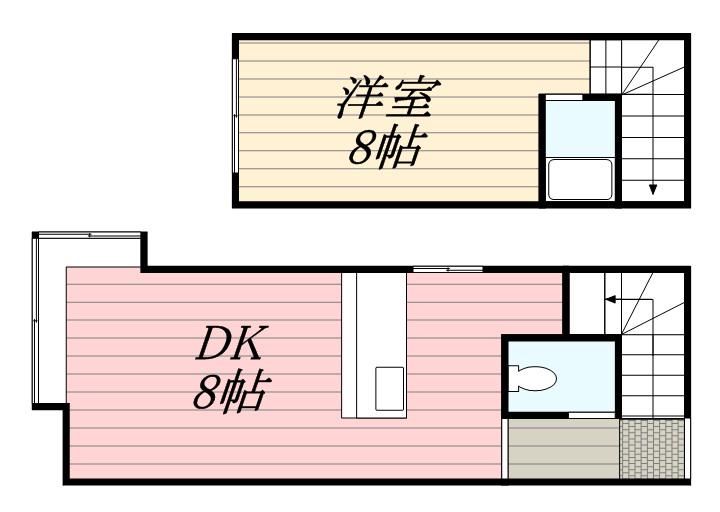 ソニア円山(1LDK/2階)の間取り写真