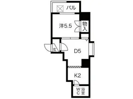 ベストL表参道(1DK/6階)の間取り写真