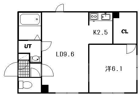 LUMIERE178(1LDK/1階)の間取り写真