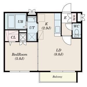 プライマル札幌円山(1LDK/4階)の間取り写真