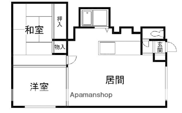 ウィステリア122(2LDK/3階)の間取り写真