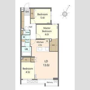SーRESIDENCE南円山BLAZE(3LDK/4階)の間取り写真