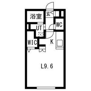 アルファスクエア南5条東(1K/3階)の間取り写真