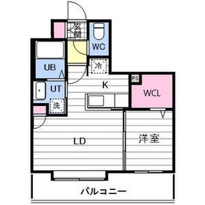 アルファスクエア宮の森3条(1LDK/4階)の間取り写真