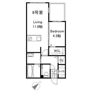 PREMIER IST KOTONI STA(1LDK/1階)の間取り写真