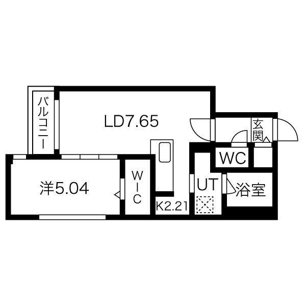 グランラヴィーヌ本郷通(1LDK/5階)の間取り写真