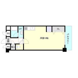 平岸パールハイム(ワンルーム/3階)の間取り写真