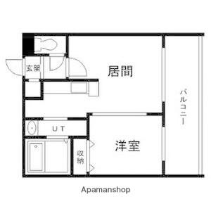 NIPPO CORE FUKUZUMI (1LDK/4階)の間取り写真