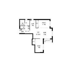 ノヴァ本郷ST(2LDK/2階)の間取り写真