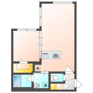 カレラ学園前(1LDK/3階)の間取り写真