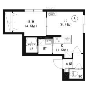 COR平岸(1LDK/3階)の間取り写真