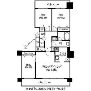 Dグラフォート東札幌V-GARDEN(3LDK/7階)の間取り写真
