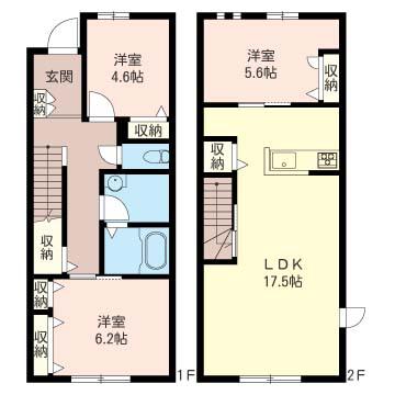 シャーメゾンＲＩＶＥＲＥ(3LDK)の間取り写真