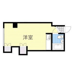 豊ビル(ワンルーム/3階)の間取り写真