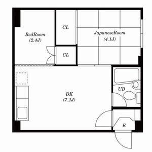 OTレジデンス(2LDK/1階)の間取り写真