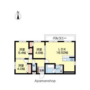 HS313(3LDK/4階)の間取り写真