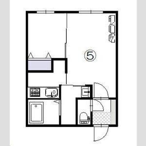 N-MODE・N19(1LDK/4階)の間取り写真