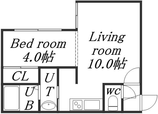 アーバンクラスタ元町Ⅰ(1LDK/1階)の間取り写真