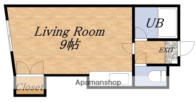 ハイツフランセ22(ワンルーム/1階)の間取り写真