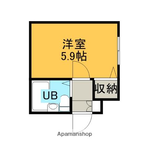 カレッジコート札幌北14条B(ワンルーム/7階)の間取り写真