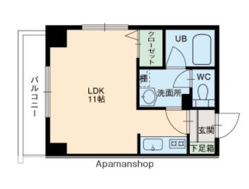 フローレンス北大前(1K/2階)の間取り写真