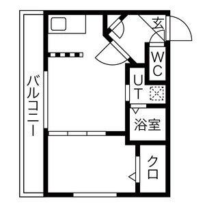 NORTE15 (1LDK/4階)の間取り写真