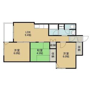 マノワール楡(2LDK/7階)の間取り写真