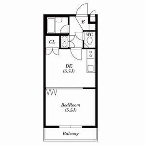 グレース27(1DK/3階)の間取り写真