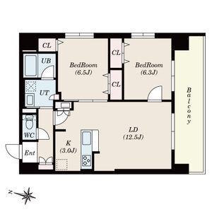 COH RESIDENCE 札幌(2LDK/7階)の間取り写真