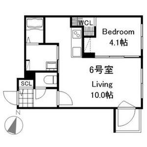 ラグランジュ元町(1LDK/1階)の間取り写真