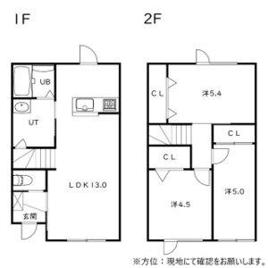 MAISON DE COCO(3LDK/1階)の間取り写真