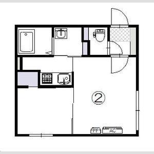 N-MODE・N19(1LDK/2階)の間取り写真
