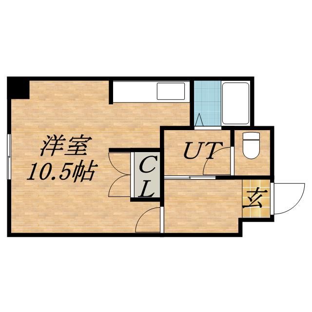 トミイビルNO17(1K/5階)の間取り写真