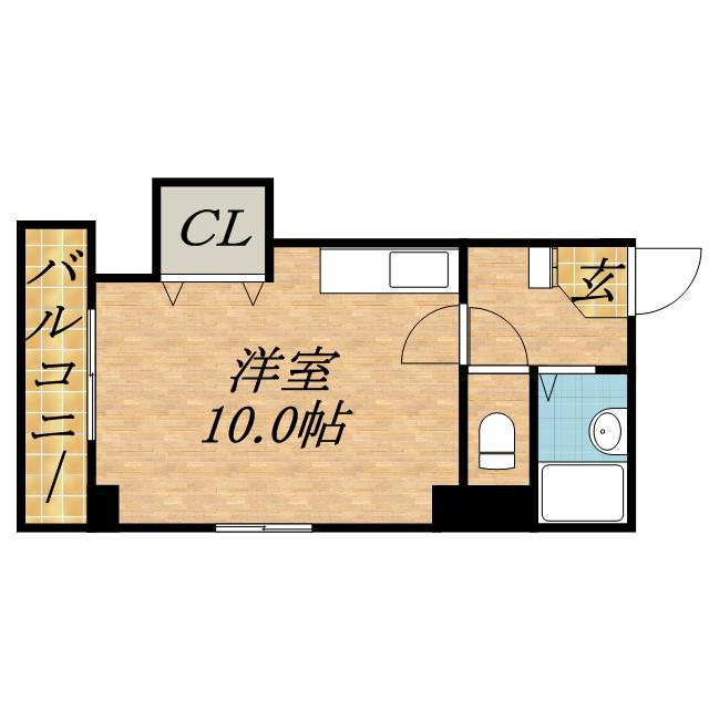 メゾン・ド・エレ(ワンルーム/4階)の間取り写真