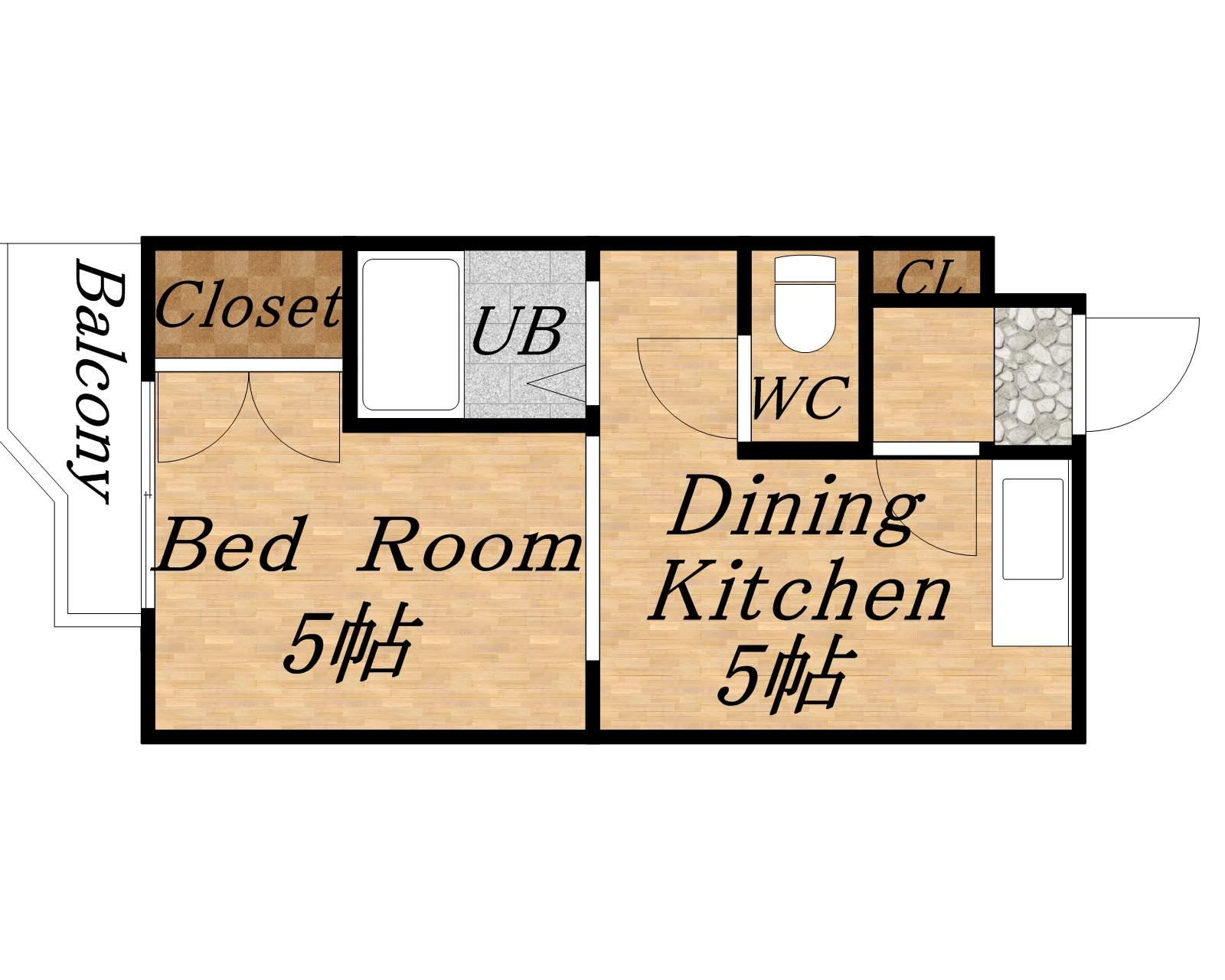 エンドレス三井北16条(1DK/6階)の間取り写真