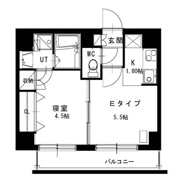 Lコート南郷丘(1DK/3階)の間取り写真