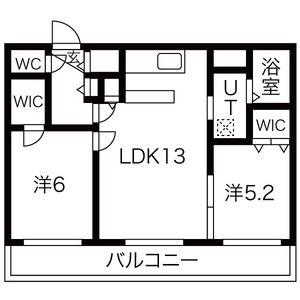 PARK VILLAGE SAPPORO(2LDK/3階)の間取り写真