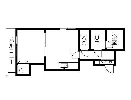ビジュ元町(1LDK/5階)の間取り写真