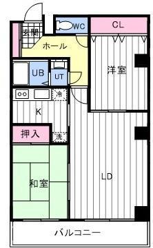 アルファスクエア北23条(2LDK/3階)の間取り写真