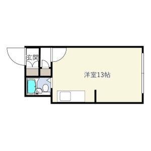 INOVE札幌北16条(ワンルーム/3階)の間取り写真