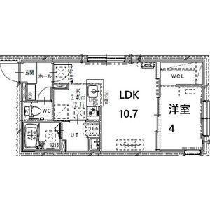 FORESTA NOTTE(1LDK/3階)の間取り写真