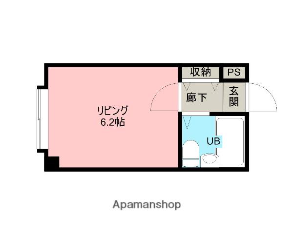 カレッジコート札幌北14条A(ワンルーム/2階)の間取り写真