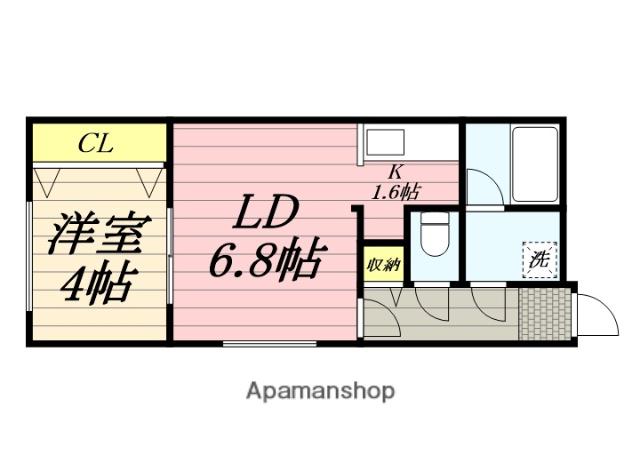 ラプレッツアグルーN12(1LDK/3階)の間取り写真