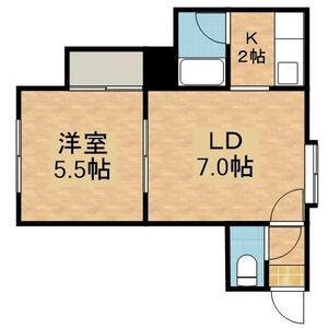 タプロコート清田(1LDK/3階)の間取り写真