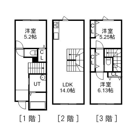 ＦＯＲＴＵＮＡⅠ(3LDK)の間取り写真