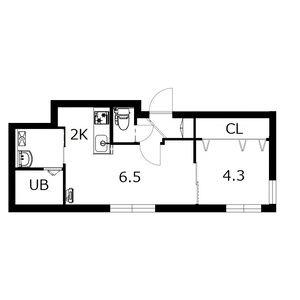 EXCEL中の島Ⅱ(1LDK/4階)の間取り写真